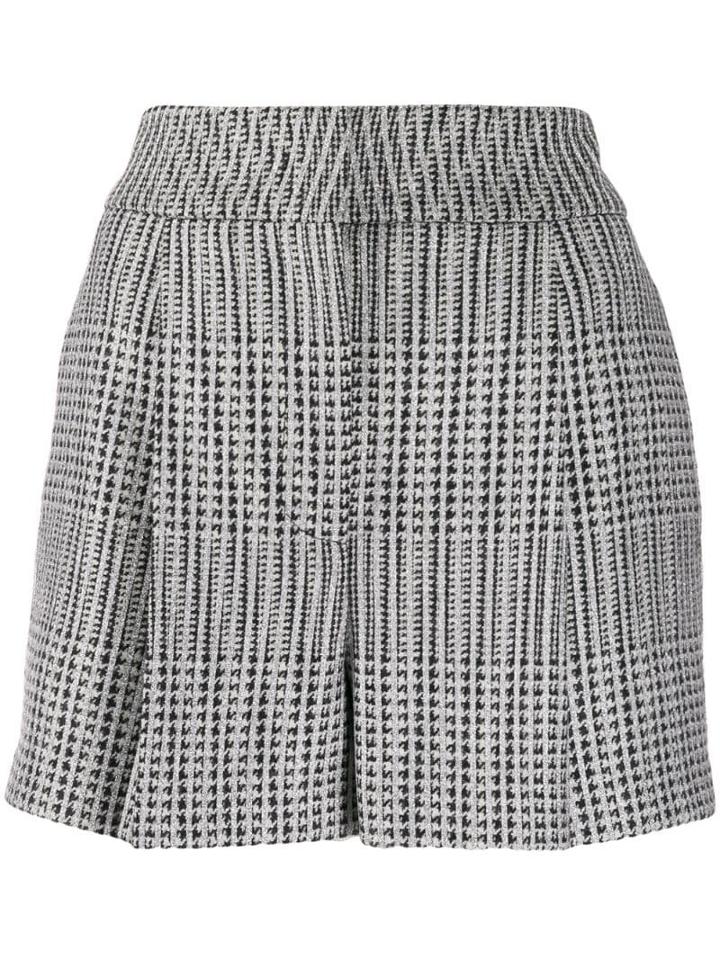 Ermanno Scervino Checked Shorts - Black