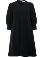 Chloé Full Sleeve Swing Dress - Black