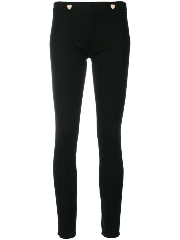 Love Moschino Slim-fit Leggings Trousers - Black