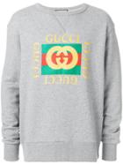 Gucci Logo Print Sweatshirt - Grey