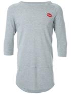 Dresscamp Chest Print T-shirt, Adult Unisex, Size: Xs, Grey, Cotton/polyurethane