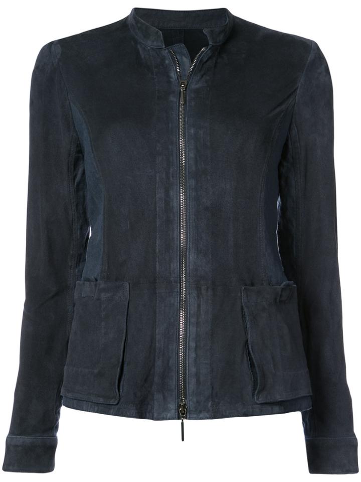 Emporio Armani Fitted Jacket - Blue
