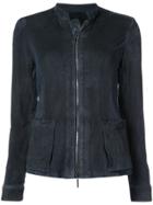 Emporio Armani Fitted Jacket - Blue