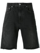 Msgm Denim Shorts, Men's, Size: 52, Black, Cotton