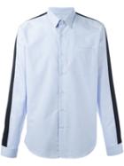 Ami Alexandre Mattiussi Contrast Sleeve Stripe Shirt