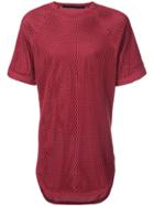 Julius Perforated Shortsleeved T-shirt - Red