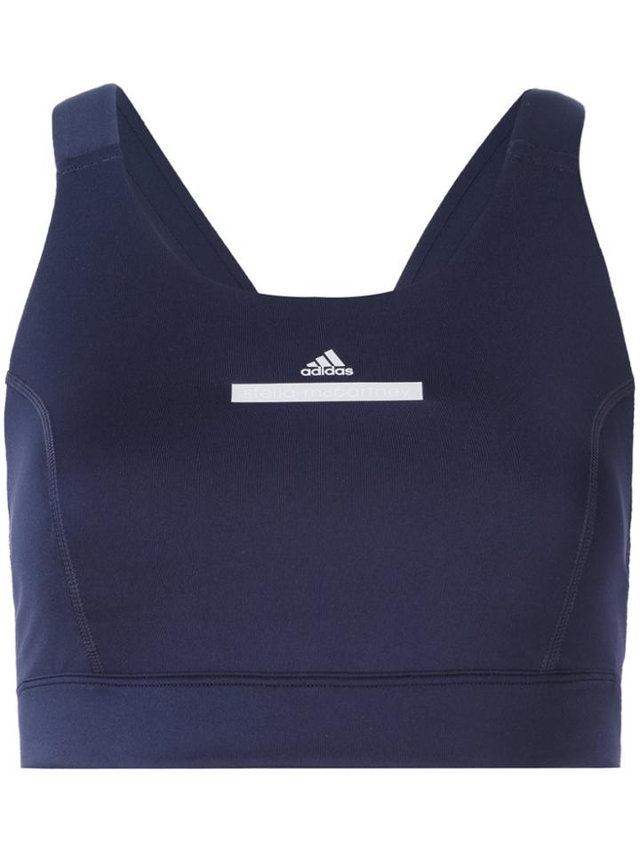 Adidas By Stella Mccartney Pull-on Climacool Sports Bra - Blue