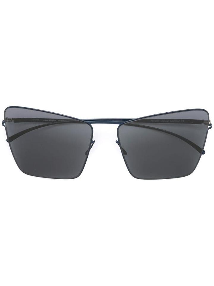 Mykita Mykita X Maison Margiela Oversized Sunglasses - Blue