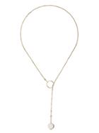 Raphaele Canot 18kt Yellow Gold Set Free Agate And Diamond Necklace