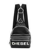 Diesel Logo Print Mini Backpack - Black