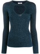 P.a.r.o.s.h. Lou Knitted Top - Blue