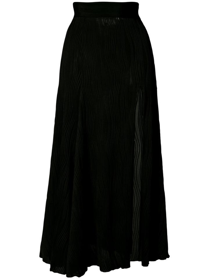 Prabal Gurung - Pleated Skirt - Women - Polyester/elastolefin - 4, Women's, Black, Polyester/elastolefin