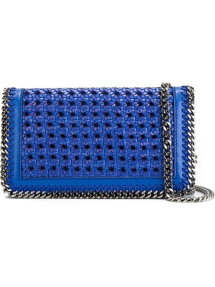 Stella Mccartney 'falabella Wicker' Woven Crossbody Bag