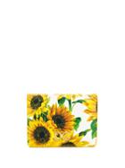 Dolce & Gabbana Sunflowers Print Wallet - White