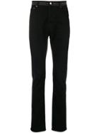 Valentino Studded Waistband Jeans - Black