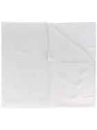 Max Mara Pianoforte - 'amiche' Chiffon Scarf - Women - Silk - One Size, Grey, Silk