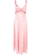 Alexa Chung Frill Detail Empire Dress - Pink