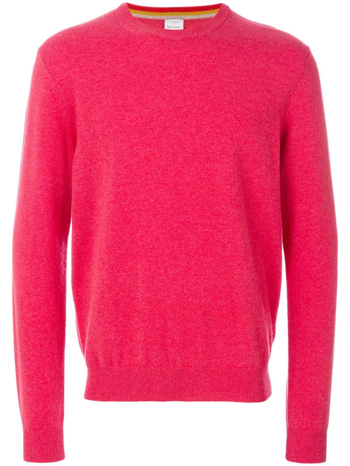 Paul Smith Crewneck Jumper - Pink & Purple