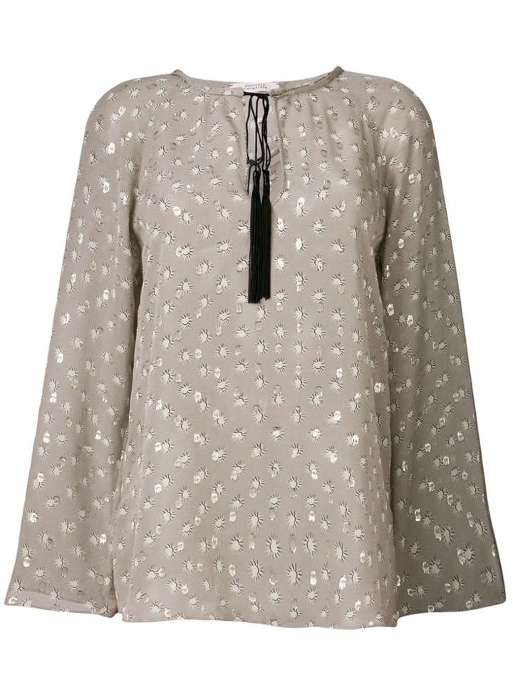 Dorothee Schumacher Heavenly Light Printed Blouse - Grey