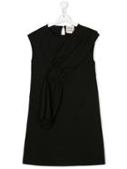 Douuod Kids Plain T-shirt Dress - Black