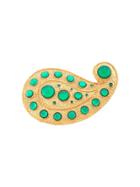 Oscar De La Renta Taj Small Brooch - Gold