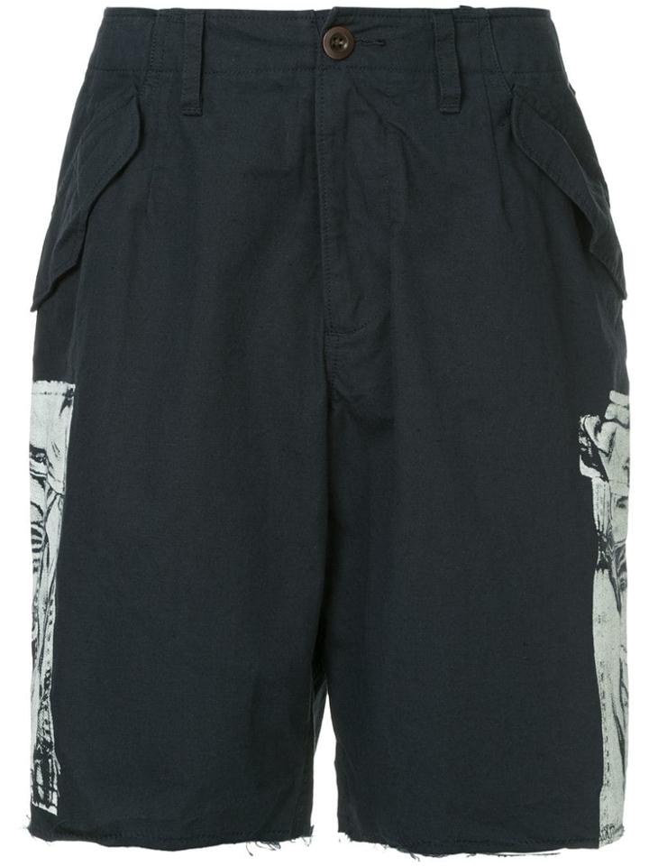 Kolor Beacon Side Printed Shorts - Blue