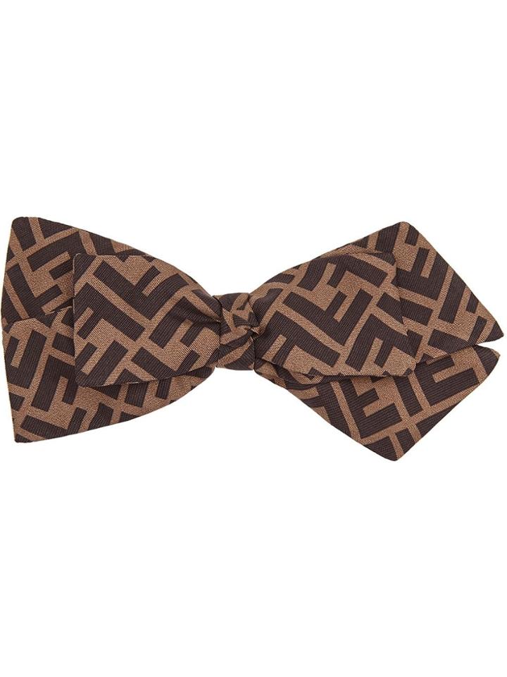 Fendi Hair Grip - Brown