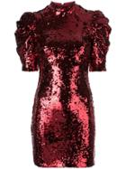 Alice+olivia Brenna Sequin Dress - Red