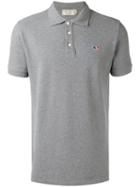 Maison Kitsuné Slim-fit Polo Shirt, Men's, Size: Large, Grey, Cotton