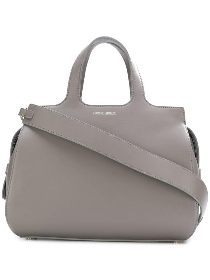Giorgio Armani Small Tote - Grey