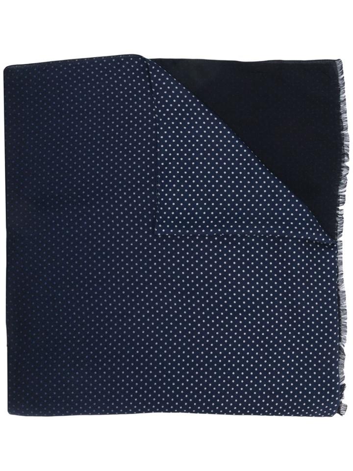 Altea Fade Effect Polka Dot Scarf - Blue