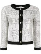 Chanel Vintage Long Sleeve Spangle Jacket - White