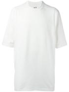 Rick Owens Oversized T-shirt, Men's, Size: Large, White, Cotton