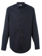 Kenzo Cutaway Collar Shirt, Men's, Size: 41, Blue, Cotton/spandex/elastane