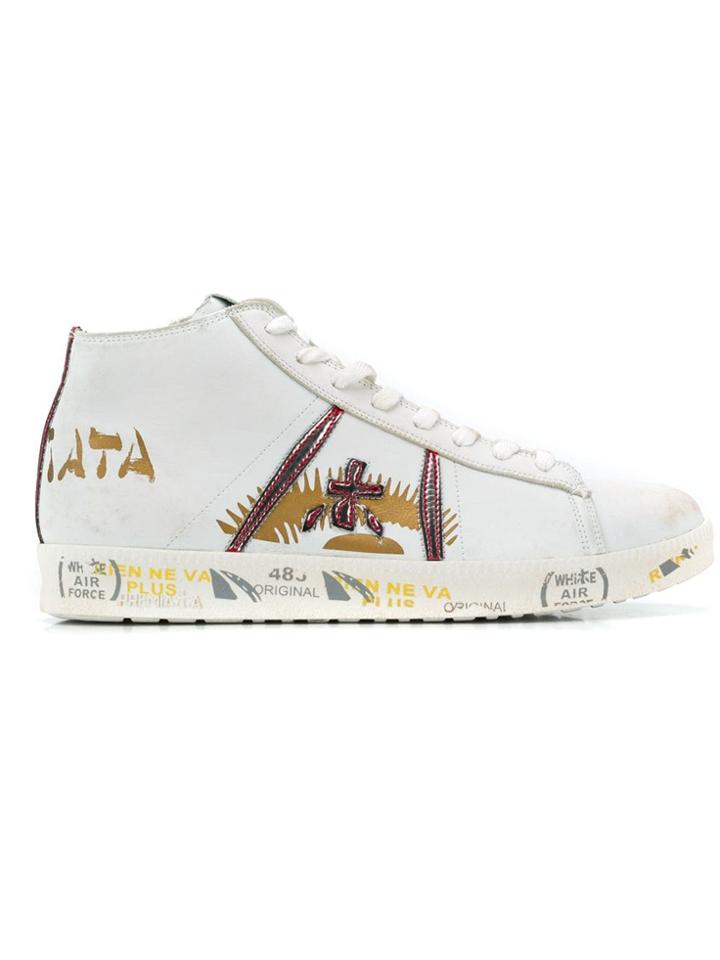 Premiata Tayl Hi-top Sneakers - White