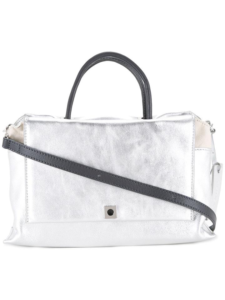 Potior Metallic (grey) Tote, Women's, Goat Skin