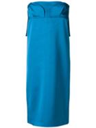 Marni Strapless Sheath Dress - Blue