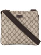Gucci Pre-owned Gg Pattern Crossbody Bag - Brown