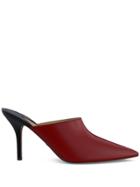 Paul Andrew Certosa Pointed Mules - Red