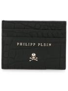 Philipp Plein Skull And Crossbones Plaque Cardholder