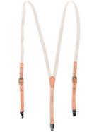 Weber + Weber - Buckle Braces - Men - Leather/spandex/elastane - One Size, Nude/neutrals, Leather/spandex/elastane