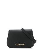 Calvin Klein Logo Plaque Belt Bag - Black