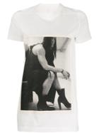 Rick Owens Drkshdw Photographic Print T-shirt - White