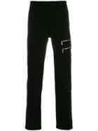 Versace - Zip-embellished Joggers - Men - Cotton - S, Black, Cotton