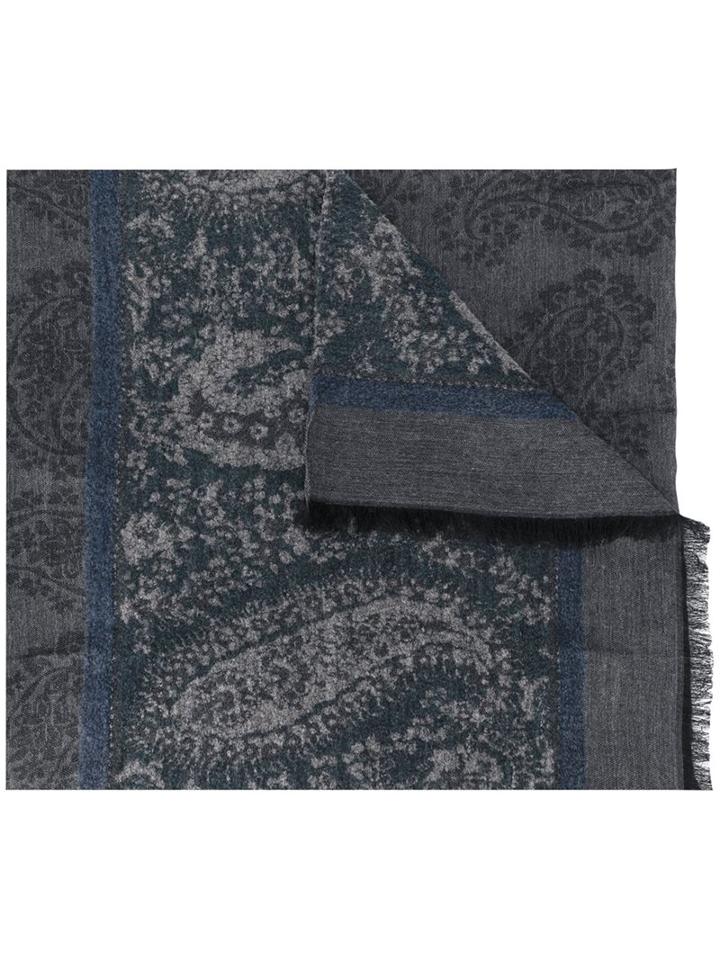 Etro Jacquard Scarf, Women's, Cotton/polyamide/modal/wool