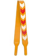 Visone Chevron Pattern Strap - Black