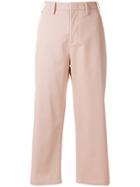 No21 Turn Up Baggy Chinos - Pink & Purple