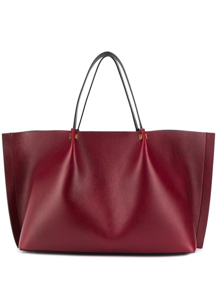 Valentino Valentino Garavani Go Logo Escape Shopper Tote - Red