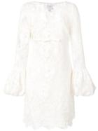 Giambattista Valli Lace Balloon-cuff Dress - Neutrals