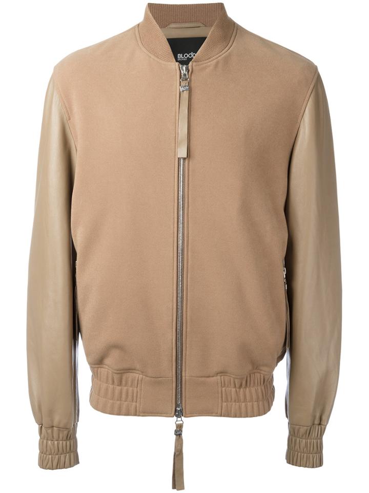 Blood Brother Sand Bomber Jacket - Brown